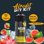Nuclear Kimya Afrodit 30 60 100 ml Dıy Kit Çilek Karpuz Buz Gıda Aroması 6 ml (Aroma Içerir ) - 100 gr