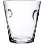 Nude Glacier Kristal Şarap ve Şampanya Kovası - Modern Tasarım Buzluk 22 cm (16579) - Şeffaf - Standart