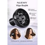 NUEMY Dalgalandırıcı VİGO Başlık Difüzör Saç Kurutma Fön Makinesi Başlığı