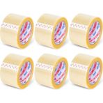 Nuga 67 mm x 100 mt Şeffaf Koli Bandı Hotmelt Red 12 Adet
