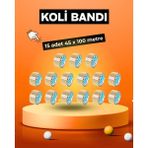 Nuga Bant 15 Adet 45 x 100 Metre Koli Bandı - 1 Adet