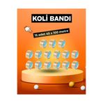 Nuga Bant 15 Adet 45 x 100 Metre Koli Bandı
