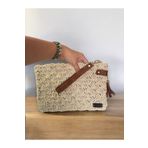 Nuggita Kadın Handmade Ekru Clutch Portföy Çanta