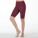 Nui Yoga Bordo Yüksek Bel Kısa Tayt - M