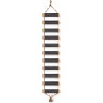 Nuigo Ahşap Kedi Tırmanma Merdiveni ve Duvar Köprüsü - Halıfleks Yüzeyli, 11 Basamak, 125 cm - 11 Basamak - 125 cm