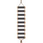 Nuigo Ahşap Kedi Tırmanma Merdiveni ve Duvar Köprüsü - Halıfleks Yüzeyli, 9 Basamak, 100 cm - 9 Basamak - 100 cm
