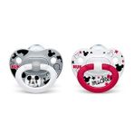 NUK Disney Mickey Mouse Ortodontik Emzikler, 0-6 Ay, 2'li Paket