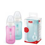 Nuk Pembe Silikon Biberon Kılıfı