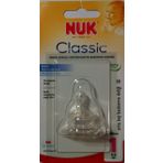 Nuk Silikon No 1 Orta Delik Biberon Emziği