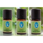 Nuka Defne Organik Okaliptüs Ingiliz Nanesi Beyaz Kekik Yağı 10 ml 3 'lü Paket Aromaterapi