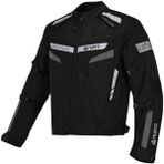 Nukrowear Stealth Pro Gri 4 Mevsim Erkek Motosiklet Ceketi - 2XL - Siyah