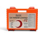 Nulife Ilk Yardım Çantası Seti Ultra – Iş Yeri, Ofis, Araç, Ev ve Tekne Için 112 Acil Uyumlu Ilk Yardım Seti Ecza Dolabı - TURUNCU