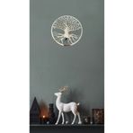 Numa Concept Yaşam Ağacı Gümüş Aynalı Pleksi Ya Da Mdf Duvar Dekorasyon Lazer Kesim 30x30 Cm