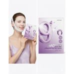 Numbuzin No.9+ Nad+ Bio Lifting Full Face Mask Peptid & Kolajen Destekli Iki Parçalı Yüz Şekillendirici Maske + Lifting Band Kore Cilt Bakım Maskesi - mor