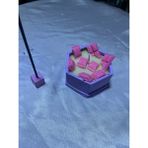 Numcandle Dekoratif Ikili Beton Mum ve Tütsülük - Pembe - Beyaz - 1 Adet