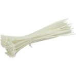 Numerouno Kablo Bağı Plastik Cırt Kelepçe 4.8X300 mm 30CM 100 Adet Beyaz