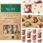 NUMI Naturals Balmumu Gıda Saklama Bezleri 3’lü Set 30×30 Cm %100 Pamuk Kumaş Doğal Malzeme