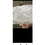 NUMİSTORE İğne oyası kırık beyaz beşli kiraz modeli namaz örtüsü