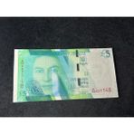 Numsimatik Cebelitarık Gibraltar 5 Pounds 2020 P42 Unc Çil Seri B/aa 007748 Çil