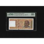 Numsimatik Madagaskar Madagascar Banky Foiben'i 10.000 Francs Frank P79A Nd (1995) Pmg 68 Epq Superb Gem Unc Çil