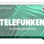 Nunamax 0729555851447 Telefunken 124 Ekran 49 Inch Televizyon Ekran Koruyucu