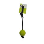 Nunbell Kauçuk Toplu Kordon Halatlı Köpek Oyuncağı 33 cm Top 4 cm