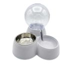 Nunbell Kedi & Köpek Için Küre Hazneli Ikili Mama ve Su Kabı