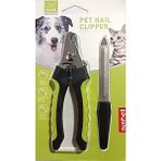 Nunbell Kedi ve Köpekler Için Tırnak Makası + Törpü 12 cm Yeşil - Turuncu