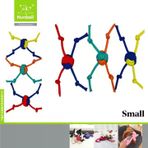 Nunbell Köpek Oyuncağı Dört Dügümlü Top Small