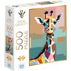 Nunu Puzzle 500 Parça Zürafa|eğitici Zeka Oyunu Yapboz|yetişkin ve Çocuk Yapboz