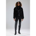 Nunu365com Nunu By Tw Cozy Rebel Peluş Kürk Ceket - Siyah