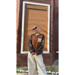 Nunu365com Unisex Oversize Paradise Kolej Mont - Kahverengi