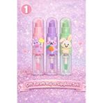 NUNUKO Çift Taraflı Tavşanlı Çocuk Ruj ve Lip Gloss Seti