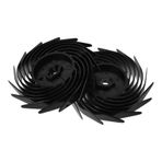 NUOBESTY 1 Takım Para Sayma Makinesi Çarkı Parmak Tezgahı Bant Dağıtıcı Tamiri Para Sayacı Bilgi Saygısı Dijital Sayaç Tencere Madeni Para Otomatik Yedek Dişli Plastik Black 2 Adet