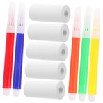 NUOBESTY 1 Takım termal kağıt etiketler termal çıkartmalar termal etiketi küçük termal yazıcı kağıdı mini öz Termal Yazıcı Etiket Çıkartması termal etiket yazıcı kağıdı plastik