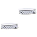 NUOBESTY 10 Rulo 5 pişirme şeridi beyaz kıvırma şerit ipek kurdele eski çiçek buketi için şerit paketleme şeridi ambalaj şeridi saç süslemek Kafa bandı çelenk bebek Koli bandı