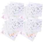 NUOBESTY 100 Adet Çift Taraflı El Sanatları Katlanır El Sanatları Origami Yıldız Origami Renkli Kağıt Malzeme El Sanatları Gece Kağıdı Kiti