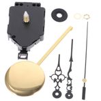 NUOBESTY 1Set DIY Sessiz Duvar Saati Mekanizması Kiti ile Kendin Saat Aksesuarları Çerçevesiz Duvar Saatleri için Uygun Kolay Kullanım ve Değiştirme İmkanı