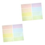 NUOBESTY 2 Set Bookmark Ile Giriş Sayfa Işareti Disleksi Okuma Yer Imi Kitap Işaretleri Işaretçiler Yapışkan Sekmeler Rehberli Okuma Şeritleri Okuma Şeritleri Yer Imi Pvc 8 Adet*2