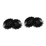 NUOBESTY 2 Set Para Sayma Makinesi Çarkı Parmak Tezgahı Tencere Madeni Para Tamiri Taksitli Sayaç Tıklayıcı Bant Dağıtıcı Bilgi Saygısı Dijital Sayaç Plastik Black 2 Adet*2