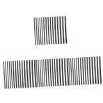 NUOBESTY 4 Set Kömür Çubukları Aktif Kömür Karakalem Sanatı Çakmaktaşı Söğüt Kömürü Odun Kömürü Karakalem Kömürler Tütsü Yakıcı Tedarik Sanat Sigara Içen Brülör Ateş Black Karbon 25 Adet*4
