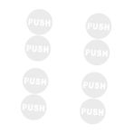 NUOBESTY 4 Takım Kapı Sticker Araba Pencere Çıkartmaları Kapı Kolu Sticker Poster Tabela Kapalı Kapılar Için Ve Çekme Işaretleri Kapı Için Işareti Çıkartmalar Çekme 2 adet * 4
