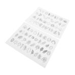 NUOBESTY 4 Takım Nakış Şablonu Sabitleyici Nakış Ipliği Sopa Ve Dikiş Nakış Kağıdı Nakış Transfer Kağıdı Nakış Sabitleyici Suda Çözünür Kumaş Suda Çözünebilen Dokuma Olmayan Kumaş 2 Sayfa*4