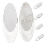 NUOBESTY 6 Adet Dikey Perde Kolları Plastik Perde Parçaları Pencere Dekorasyon Aksesuarları Kordon Çekme Uçları Şeffaf Perde Aksesuarları Dikey Perdeler İçin Perdeler Sahte Ahşap