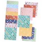 NUOBESTY 60 Adet Pembe Karalama Defteri Sedefli Kartlar Noel Zanaat Paketi Noel Desen Kağıt Gökkuşağı Renkli Kağıt Renkli Kartlar Kağıt Origami Kağıt Çiçekler Parti Manuel Çocuk Dolgu