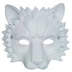 NUOBESTY Aslan Maskesi Hayvan Yarım Maske Yenilik Cadılar Bayramı Maskeli Balo Cosplay Kostüm Aksesuarı Cadılar Bayramı Parti Malzemeleri için