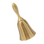 NUOBESTY Chuancai Çanı Servis Zili El Zili El Zili Masaüstü Akşam Yemeği Zili Restoran Zili Yüzük Arama Çanı Için Metal Çan Masa Metal Çan Jingle Bells Golden Çinko Alaşım