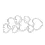 NUOBESTY DIY mini aşk metal karbon çelik bıçak kalıp kağıt sanatı kabartma gravür kesme bıçağı kalıp kesme ölür damga kalıp kesimleri kart yapımı için ölür kabartma klasörleri Manuel alet