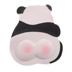 NUOBESTY Fare Altlığı Ergonomik Panda Fare Ped Kawaii Bilgisayar Aksesuarları Kaymaz Bilek Dinlenme Yastığı Panda Şeklindeki Fare Ped Kawaii Mouse Pad Kaymaz Fare Ped Süt Ipek