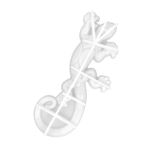 NUOBESTY Gecko dekoratif kalıp epoksi reçine silikon kalıplar sabun kalıpları duvar sanatı zanaat kalıp ev dekoru el işi yapma kalıpları manuel sanat kalıp kolye el sanatları geko süslemek